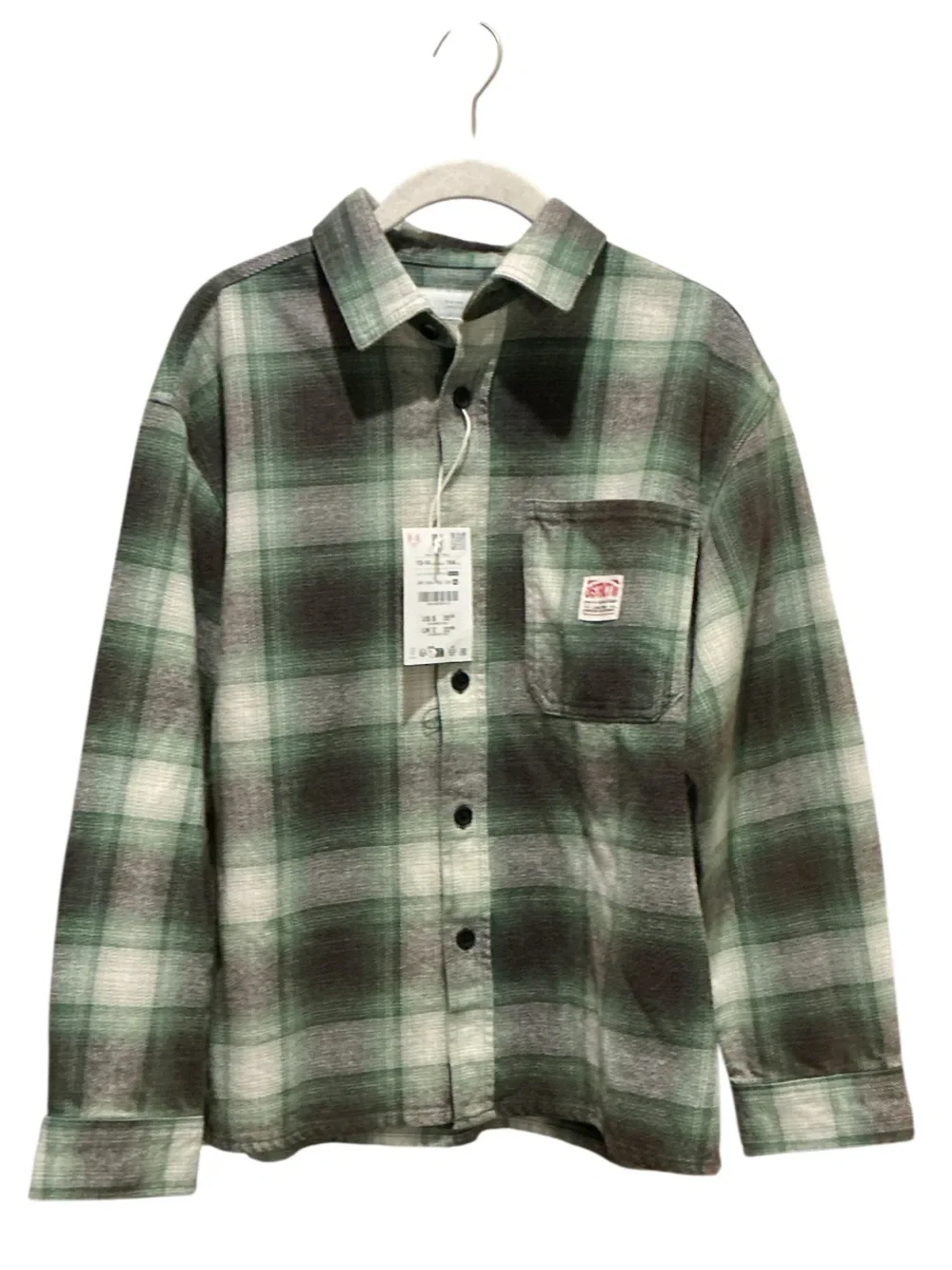 NWT Zara Plaid Longsleeve Shirt
